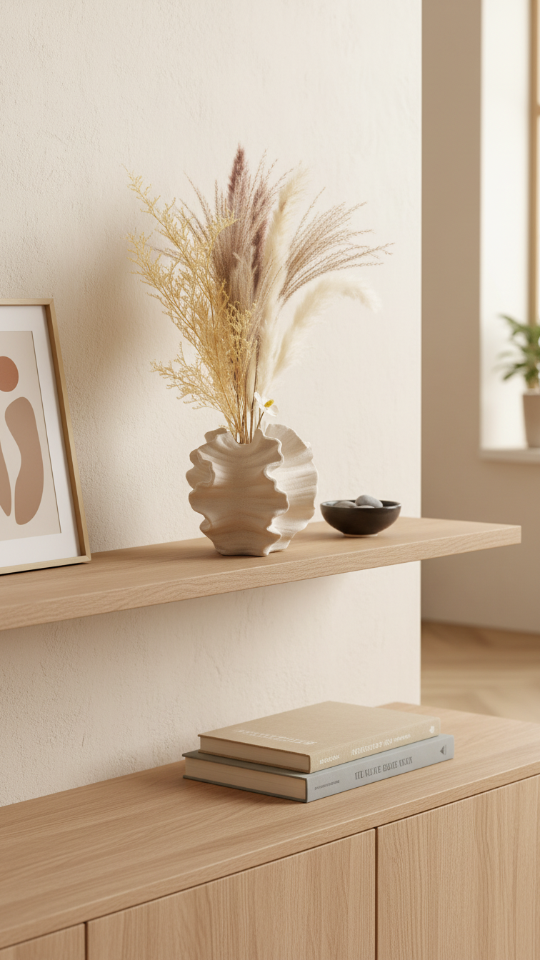 Petal Waves Porcelain Vase