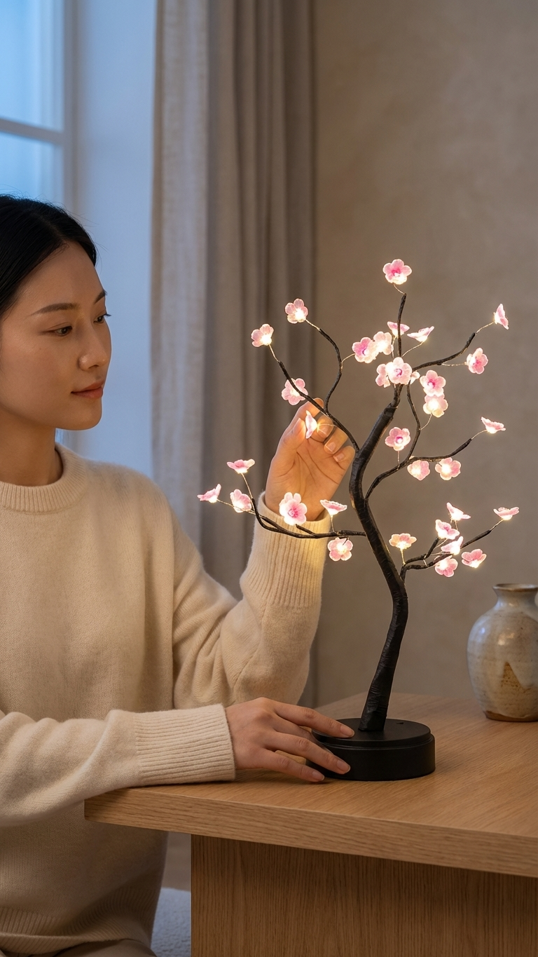 Cherry Blossom LED Bonsai Tree